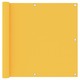 vidaXL Balkonski zastor žuti 90 x 300 cm od tkanine Oxford