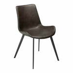 Siva trpezarijska stolica od imitacije kože DAN-FORM Denmark Hype
