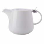 Bijeli porculanski čajnik s Maxwell  Williams Basic cjediljkom, 1,2 l
