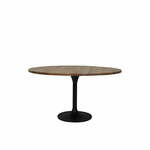 Okrugli blagovaonski stol s pločom stola od bagrema u prirodnoj boji ø 140 cm Biboca – Light &amp; Living