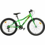 Dječji bicikl Dino Fluo 24" zeleni