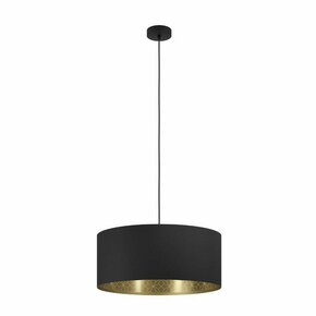 EGLO 900146 | Zaragoza Eglo visilice svjetiljka okrugli 1x E27 crno