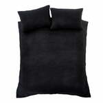 Crna posteljina za krevet za jednu osobu od boucle tkanine 135x200 cm Cosy – Catherine Lansfield