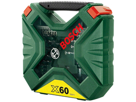 Bosch X-Line 60-dijelni set pribora za strojeve za bušenje + višenamjenski dodatak Bob Junior