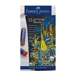 Faber-Castell - Uljane pastele Faber-Castell Creative Studio, metalik, 12 kom