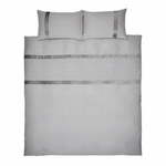 Siva posteljina za bračni krevet 200x200 cm – Catherine Lansfield