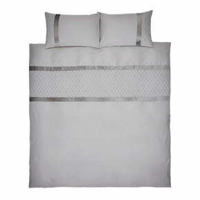 Siva posteljina za bračni krevet 200x200 cm – Catherine Lansfield