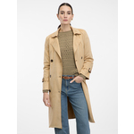 Orsay Beige Ladies Suede Trench Coat - Women kremasta