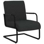 vidaXL Konzolna stolica od umjetne kože crna