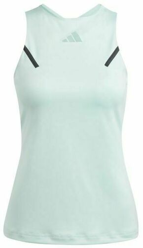 Ženska majica bez rukava Adidas Tennis Premium Tank - semi flash/aqua