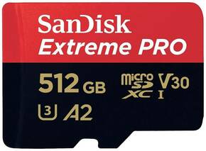 SanDisk Extreme PRO microsdxc kartica 512 GB Class 10 UHS-I otporan na udarce