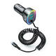 Auto punjač Joyroom JR-CL20, 2x USB + 2x Lightning, 57W + Lightning kabel (crni)