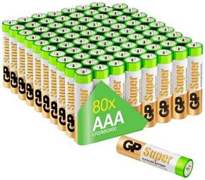 GP Batteries Super micro (AAA) baterija alkalno-manganov 1.5 V 80 St.