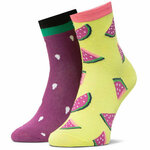 Visoke unisex čarape Dots Socks DTS-SX-462-R Ljubičasta