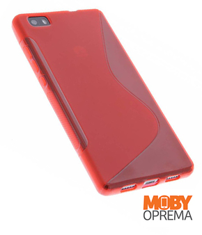 Huawei P8 LITE crvena silikonska maska