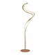 LED stojeća svjetiljka u zlatnoj boji s metalnim sjenilom (visina 160 cm) Nala – Trio Select