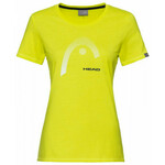 Ženska majica Head Club Lara T-Shirt - yellow