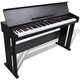 vidaXL Električni klavir s držačem za note, 88 tipki