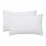 Set od 2 bijele jastučnice od pamučnog satena Bianca Luxury, 50 x 75 cm