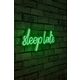 Ukrasna plastična LED rasvjeta, Sleep Late - Green