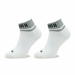 Set od 2 para unisex visokih čarapa Puma Unisex New Heritage Quarter 2P 938021 White / Black 02