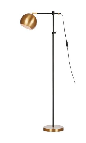 MARKSLOJD 107231 | Chester-MS Markslojd podna svjetiljka 135cm sa prekidačem na kablu 1x E27 crno