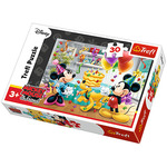 Minnie Mouse: Rođendanska torta puzzle, 30 kom - Trefl