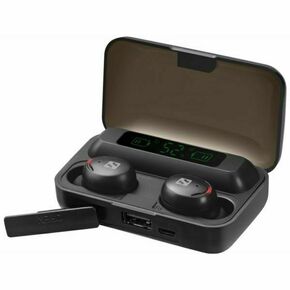 SND-126-38 - Sandberg Bluetooth Earbuds Powerbank - SND-126-38 - Sandberg Bluetooth Earbuds Powerbank - Superior sound quality Power on the go Display in charging case for battery status Bluetooth earbuds Bluetooth 5.1