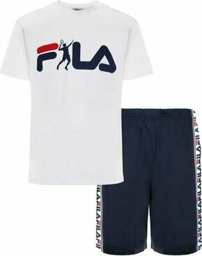 Fila FPS1131 Man Jersey Pyjamas White/Blue M Donje rublje za fitnes