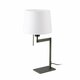 FARO 68488 | Artis Faro stolna svjetiljka 55cm 1x E27 bronca, bijelo