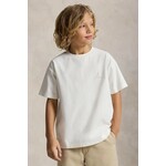 Dječja pamučna majica kratkih rukava Polo Ralph Lauren bijela 323A12286004