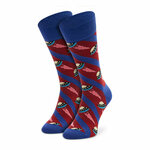 Visoke unisex čarape Happy Socks UFO01-6500 Ljubičasta