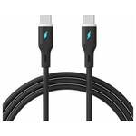 Akyga USB kabel USB-C® utikač, USB-C® utikač 1 m crna AK-USB-67
