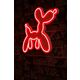 Ukrasna plastična LED rasvjeta, Balloon Dog - Red