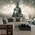Samoljepljiva foto tapeta - Silver Buddha 294x210
