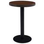 vidaXL Bistro stol tamnosmeđi 50 cm MDF