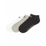 Set od 3 para unisex visokih čarapa Converse E751A-3012 Bijela