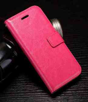Samsung Galaxy S7 EDGE roza preklopna torbica