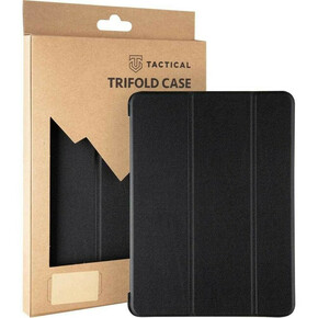 Tactical Book Tri Fold Case za iPad 10.2. 2020 / 10.2 2019 Crna