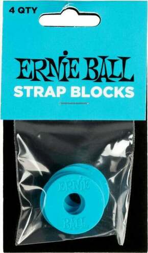 Ernie Ball Strap Blocks Stop-locks Blue