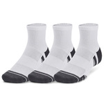 Čarape za tenis Under Armour Performance Tech Quarter Socks 3-Pack - white/jet gray