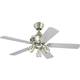 Westinghouse Kingston stropni ventilator (Ø) 105 cm Boja krila: javor, srebrna Kućište: aluminij (brušeni) boja