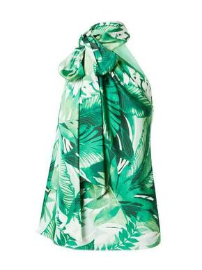 Lauren Ralph Lauren Bluza smaragdno zelena / kraljevski zelena / pastelno zelena / bijela