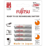 Fujitsu baterije HR-4UTCEU (4B) AAA bijele