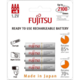 Fujitsu baterije HR-4UTCEU (4B) AAA bijele