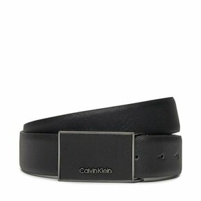 Muški remen Calvin Klein Leather Inlay Plaque 35M K50K511761 Ck Black Saffiano BEH