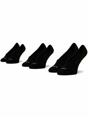 Set od 3 para unisex visokih čarapa niskih čarapa Fila Calza Ghost F1278/3 Black