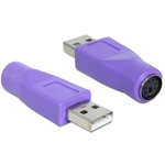 Delock 65461 adapter PS/2 žensko-USB-A muško