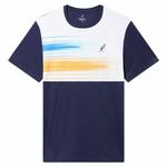 Muška majica Australian Ace T-Shirt Brush Line Print - blu cosmo