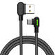 USB na USB-C kabel Mcdodo CA-5280 LED, 1,8 m (crni)